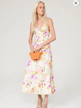 Favorite Daughter Floral Halter Midi Dress
